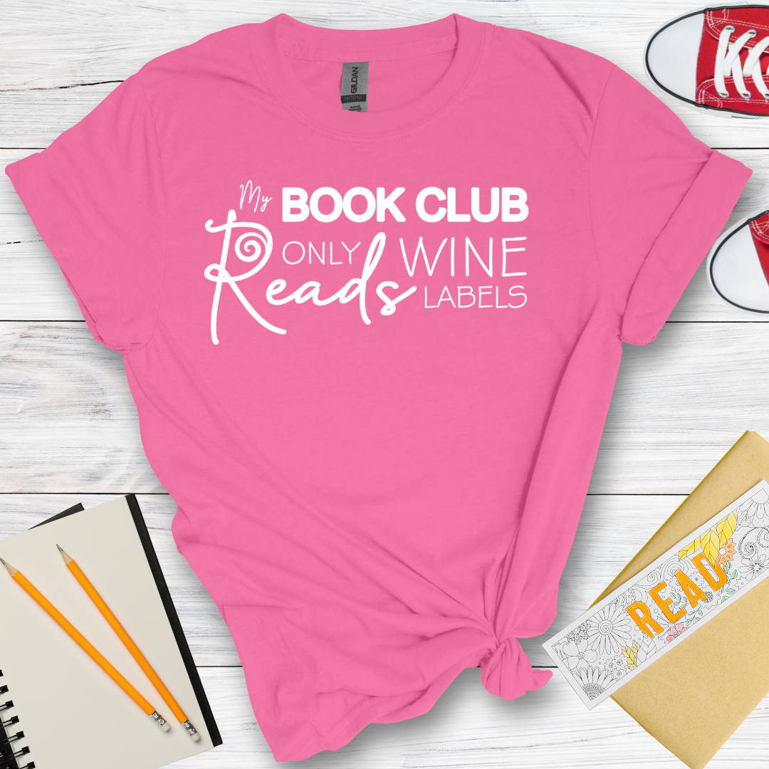 DESIGN 107 -  MY BOOKCLUB ONLY READS WINE LABELS