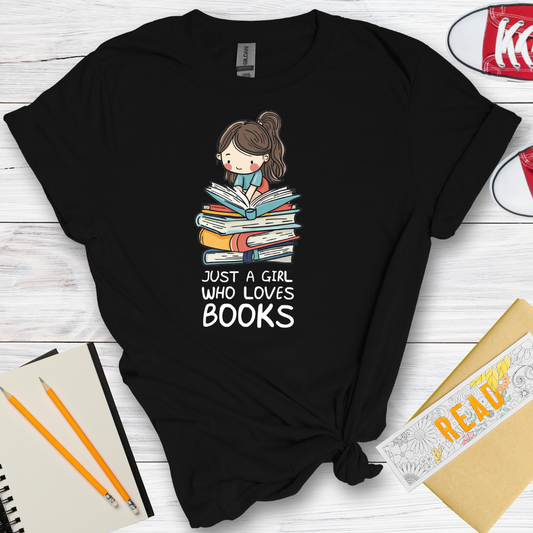 DESIGN 136 - JUST A GIRL WHO LOVES BOOKS