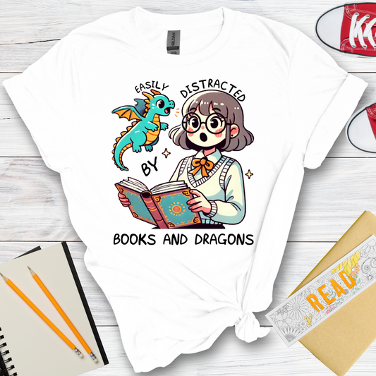 DESIGN 44 - EASILY DISTRACTED BY BOOKS AND DRAGONS