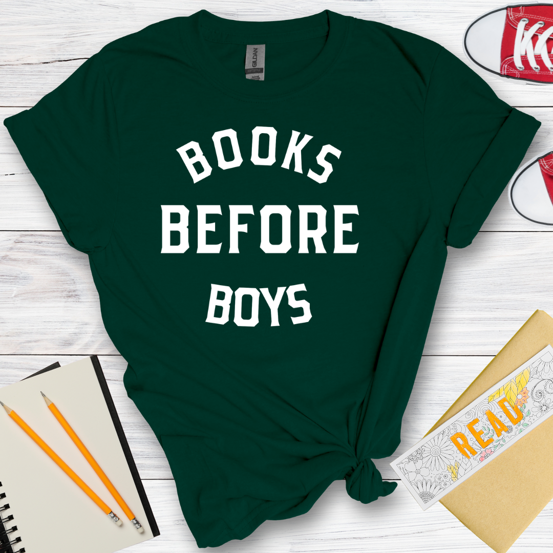 DESIGN 129 - BOOKS BEFORE BOYS