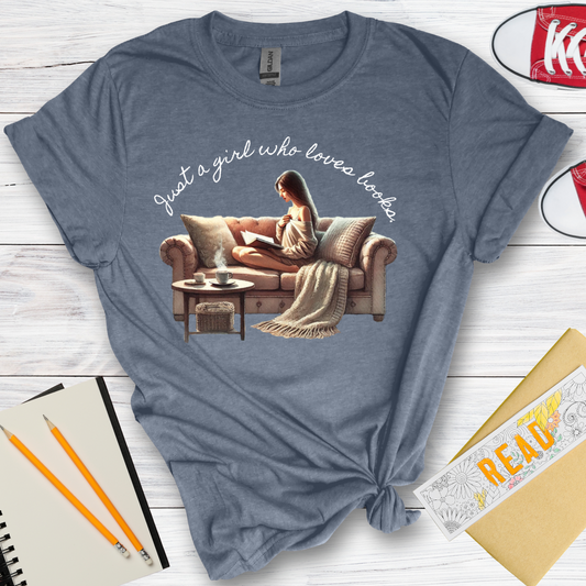 DESIGN 47 - JUST A GIRL WHO LOVES BOOKS