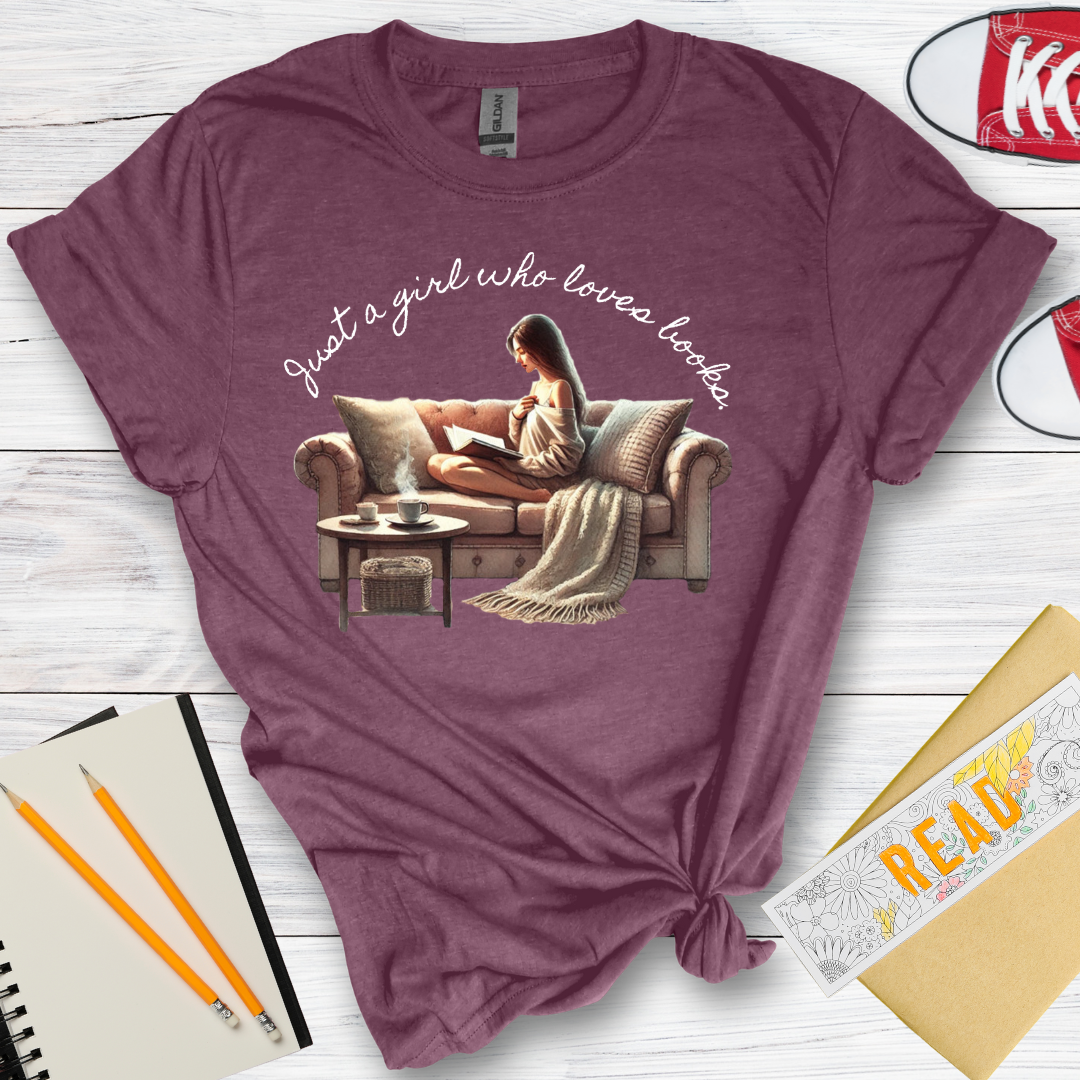 DESIGN 47 - JUST A GIRL WHO LOVES BOOKS