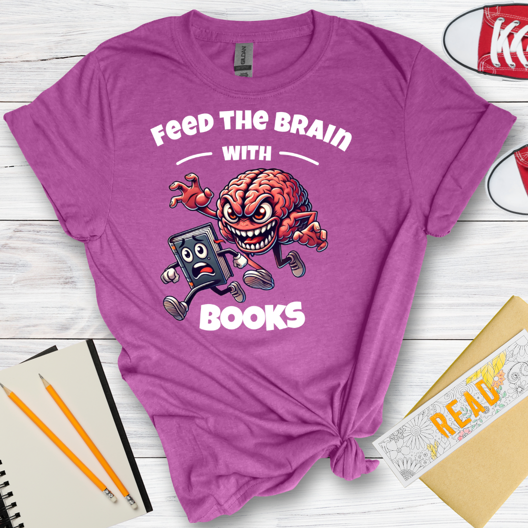 DESIGN 83 -  FEED THE BRAIN WITH BOOKS