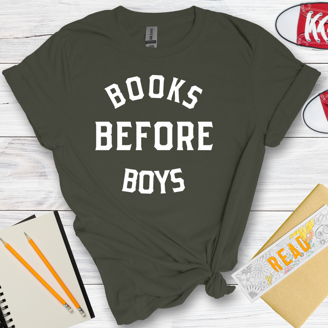 DESIGN 129 - BOOKS BEFORE BOYS