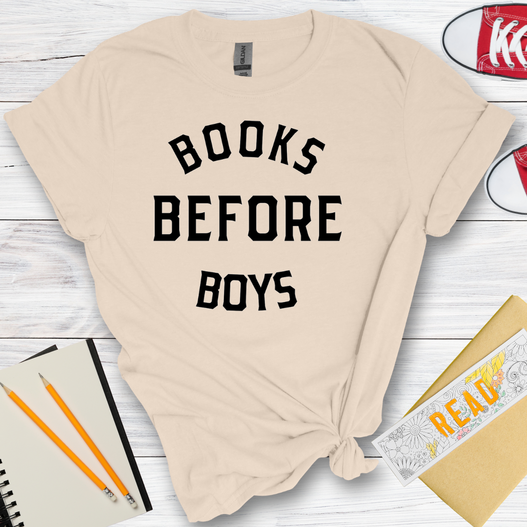 DESIGN 129 - BOOKS BEFORE BOYS