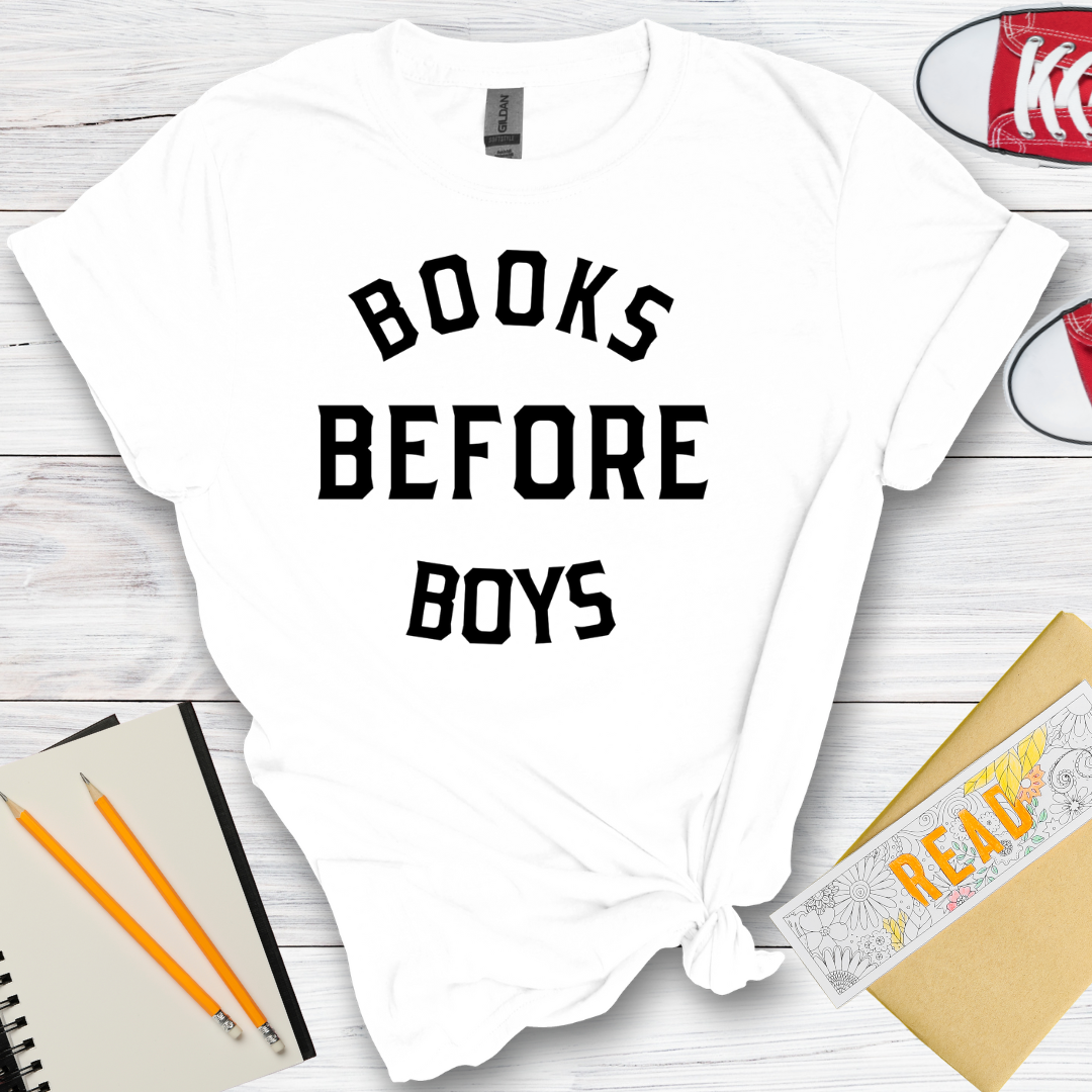 DESIGN 129 - BOOKS BEFORE BOYS